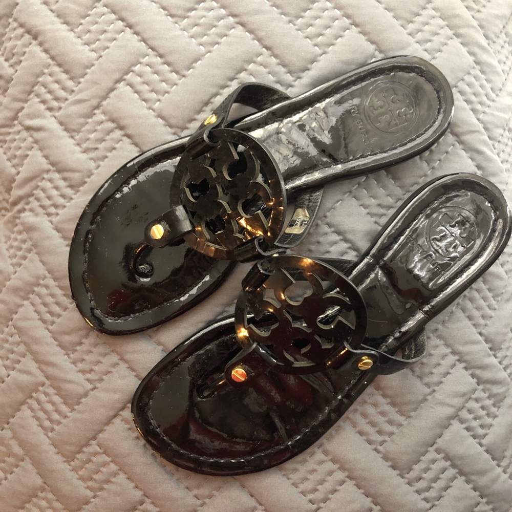 Tory Burch Miller Sandal, Patent Leather